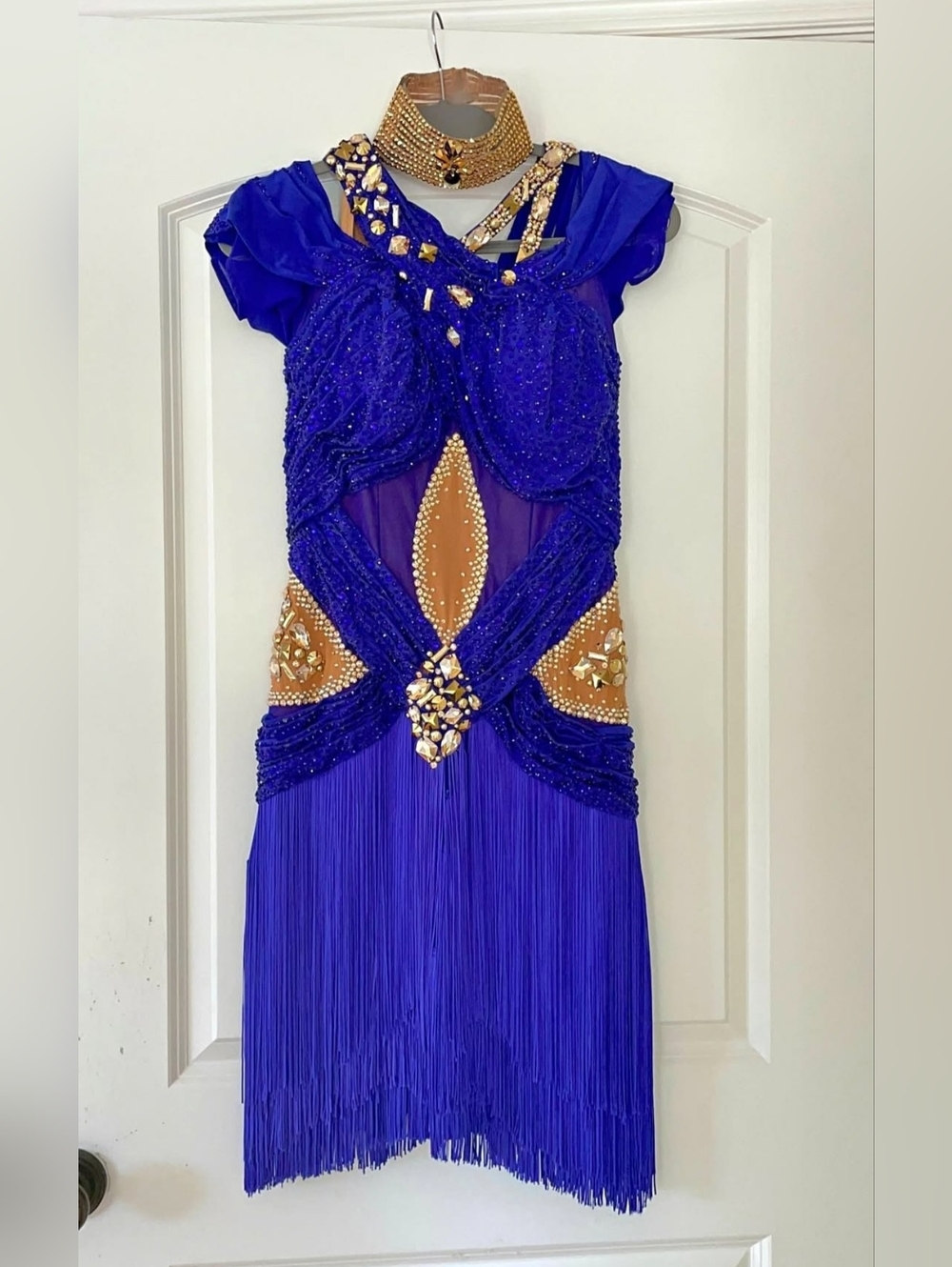 Artistry In Motion Royal Blue Rhythm/Latin Ballroom Dress